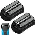 thumbnail image 1 of shiyou-Series 3 21B Replacement Head for Electric Shaver Compatible with Braun Electric Razors 3040s 300s 310s 3080s Models, for 21b Foil & Cutters Razor Accessories(2 Pack), 1 of 4