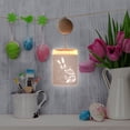 thumbnail image 4 of Xihbxyly Colgante Luminoso, Llamativa Decoración Acrílica de Pascua, Diseño Único de Huevo de Conejo, Amuleto Festivo de Colores Vibrantes, Adorno para Colgar En La Ventana, Una Delicia para Celebrar, 4 of 6