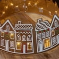 thumbnail image 2 of Inteprter Collar de árbol de Navidad con patrones de copos de nieve y luces LED que agregan un ambiente festivo a las vacaciones Kits de decoración para fiestas 28 pulgadas, 2 of 6