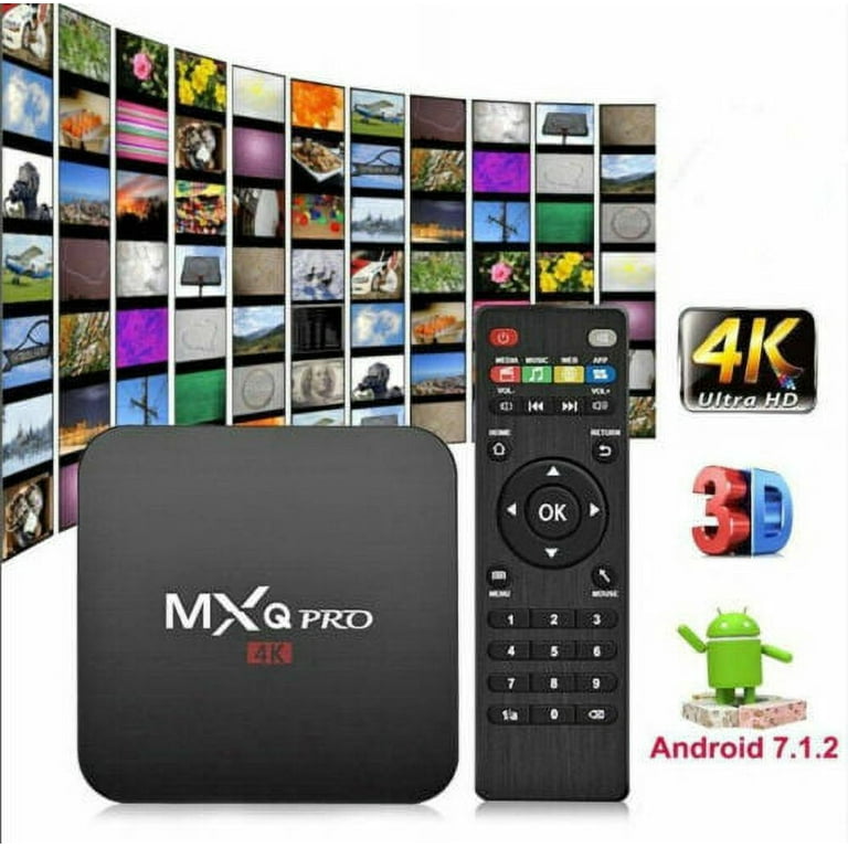 Android TV BOX 4K Ultra HD.