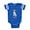 Royal Blue, variant on CafePress - FIN Jrt Nice - Cute Infant Baby Football Bodysuit
