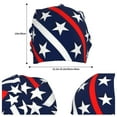 thumbnail image 6 of Kll Patriotic Star Pattern Winter Fall Beanie Knit Hats For Men & Women - Warm & Soft Stylish Toboggan Caps For Cold Weather, 6 of 9