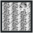 thumbnail image 2 of PinPix 17x17 Custom Cork Bulletin Board Floral design Secret Rose Garden Poster Board Has a Fabric Style Canvas Finish, Framed in Floral design Secret Rose Garden, by ArtToFrames (PinPix-203), 2 of 5