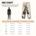 thumbnail image 3 of Balery Vintage Cowboy Riding Horse Pantalones de pijama para mujer, pijamas ultraligeros, pantalones de estar por casa-Large, 3 of 6