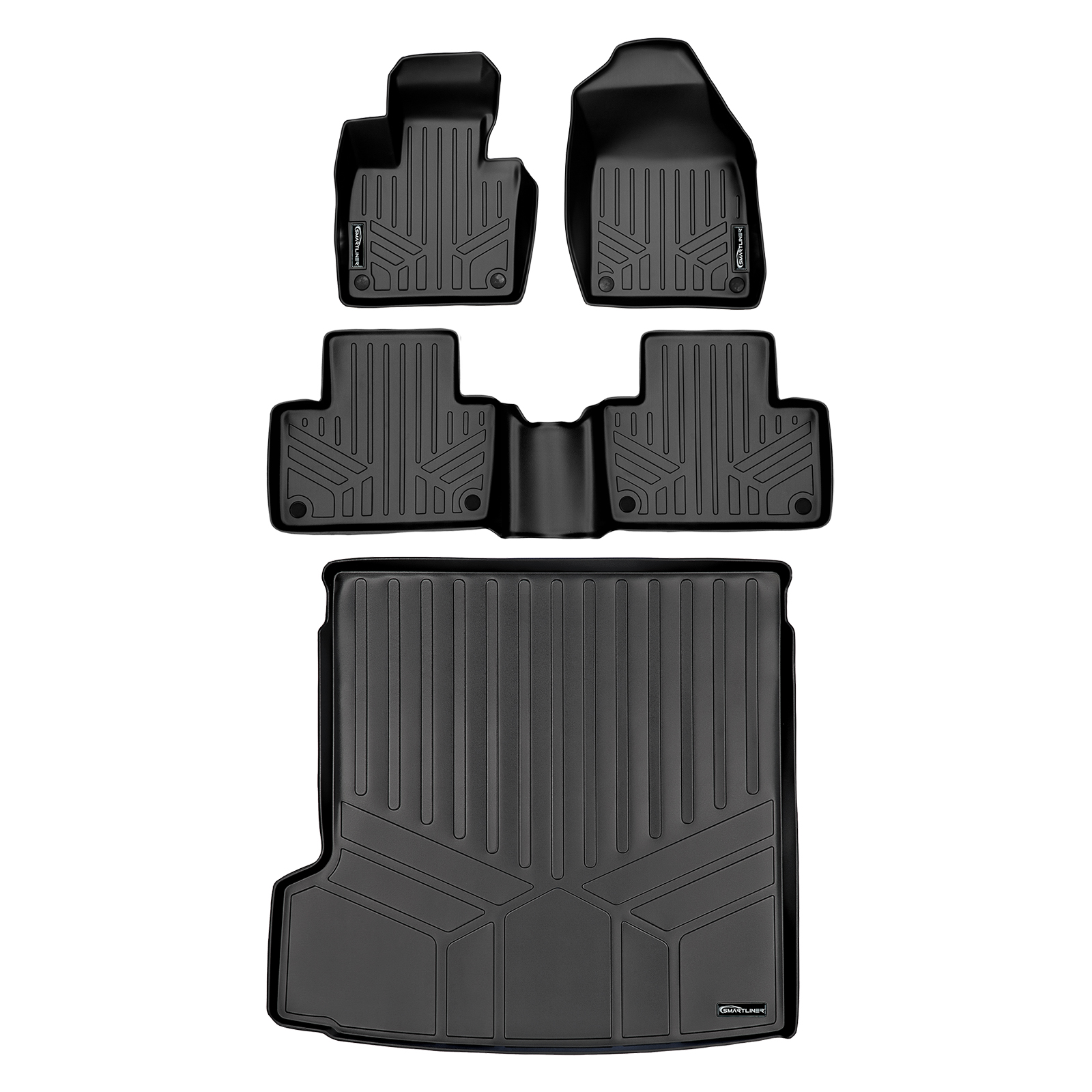 Maxliner 20162021 Volvo XC90 2 Row Set Floor Mats Maxtray Cargo Liner