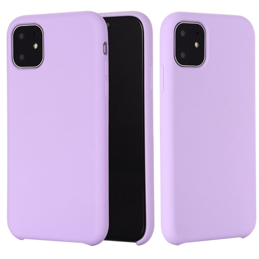 Liquid Gel Silicone Rubber Protective Case Cover For Apple Iphone 11 6 1 Purple Walmart Canada