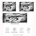 thumbnail image 2 of GZHJMY Black Music Notes Satin Pillowcase for Hair and Skin Silk Pillowcase - Slip Cooling Satin Pillow Covers with Envelope Closure, Standard Size(20x26 inches), 2 of 7