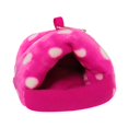 thumbnail image 1 of kusrkot Guinea-Pigs Hamster Bed Sleep Tube Short-plus Small Animal Hanging Cage Cave Pink, 1 of 9