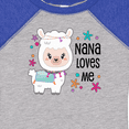 thumbnail image 4 of Inktastic Nana Loves Me Cute and Happy Llama Boys or Girls Baby Bodysuit, 4 of 5