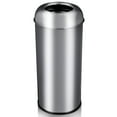 thumbnail image 2 of Tuekys  17 Gal / 65L Open Top Trash Can Commercial Grade Heavy Duty Tall Commercial Trash Can Brushed Stainless Steel for Outdoor | Kitchen Waste Bins for Home, Office, Restaurant, Restroom, 2 of 9