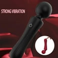 thumbnail image 2 of Powerful wand massager, body massage wand with 12 frequency strong vibration mode, personal massage wand, waterproof USB rechargeable, suitable for women, 2 of 8