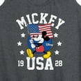 thumbnail image 3 of Disney - Mickey Waving Flag Usa - Women's Racerback Tank Top, 3 of 5