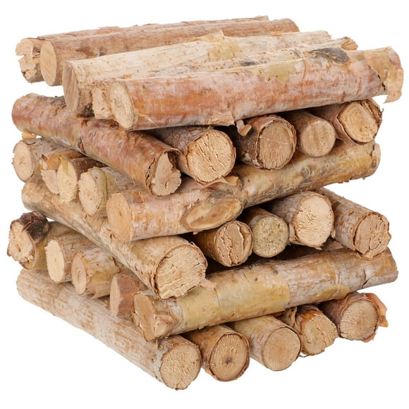 OULII Craft Twigs 30Pcs Wood Log Sticks for DIY Crafts and Home Decoration 4.1x0.4x0.4in