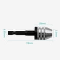 thumbnail image 3 of 0.3-6.5mm Mini Portable Electric Grinder Quick Change Drill Chuck Hex Shank, 3 of 9