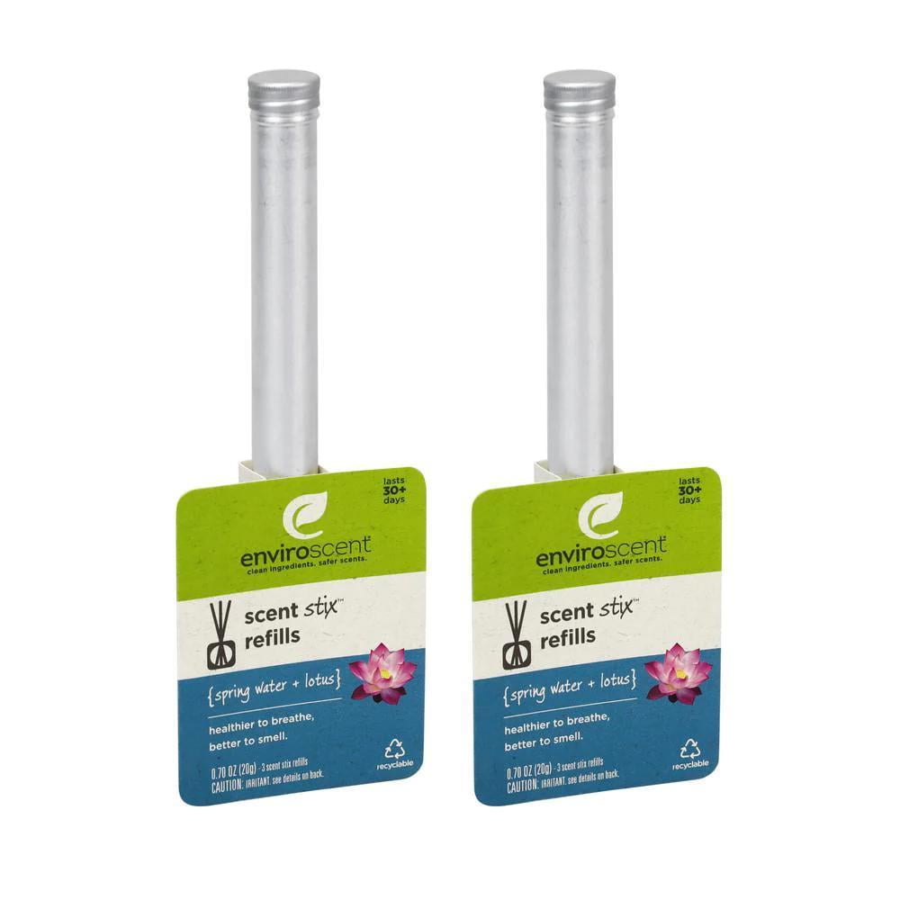 4-Piece Home Scent Stix Spring Water And Lotus Air Freshener Refill (2-Pack)