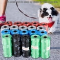 thumbnail image 2 of 20 Rollos Impreso Patrón de la Pata Pet Dog Residuos Bolsas De Basura de Plástico Bolsa de Limpieza de Basura Accesorios, 2 of 8