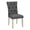 Charcoal, variant on Scranton & Co Farmhouse Dining Chair 2-Pack in Burlap Tan with Nailheads