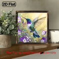 thumbnail image 5 of 2D Flat, 1pc Vintage-Style Hummingbird Wooden Framed Wall Art, 8x8 Inch - Rustic Inspirational Decor with Vibrant Colors, Perfect Gift for Family Friends, Ideal for Home or Office Decoration, Wall, 5 of 9