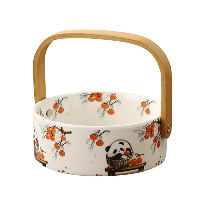 Rangement Portable en Céramique pour Collations, Camping en Plein Air, Exposition de Thé de l'Après-midi et Rassemblements Idéaux, Récipient Alimentaire