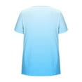 thumbnail image 5 of Cilsoka Shirts for Women V Neck Casual Long Flowy Tops for Women 2025 Vintage Tees for Women Blank White Blouses for Women Dressy Plus Size My Orders Placed, 5 of 6