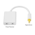 thumbnail image 2 of Optical Audio Splitter,Digital Fiber Optical Audio Splitter Dual Port Digital Optical Audio Splitter Adapter Audio Cable 1 in 2 Out[white], 2 of 9