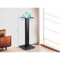 thumbnail image 4 of Monoprice Elements Speaker Stand - 28 Inch (Pair) With Cable Management, Strong Tempered Glass Base With Floor Spikes, 4 of 4