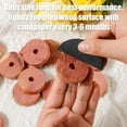 thumbnail image 3 of Vongem Cedar Wood Moth Repellent, 100% Natural Anti Moth Repellent Cedar Blocks Clothes Protection, Storage Accessories Cedar Rings Wardrobes Drawers Freshener Chemical-Free Rings for Hanger 50 Pack, 3 of 8