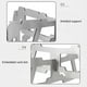 thumbnail image 3 of Soporte para parrilla de fogata Soporte portátil para olla de fogata para mochilero Camping Senderismo Ndcxsfigh Para Estrenar, 3 of 9