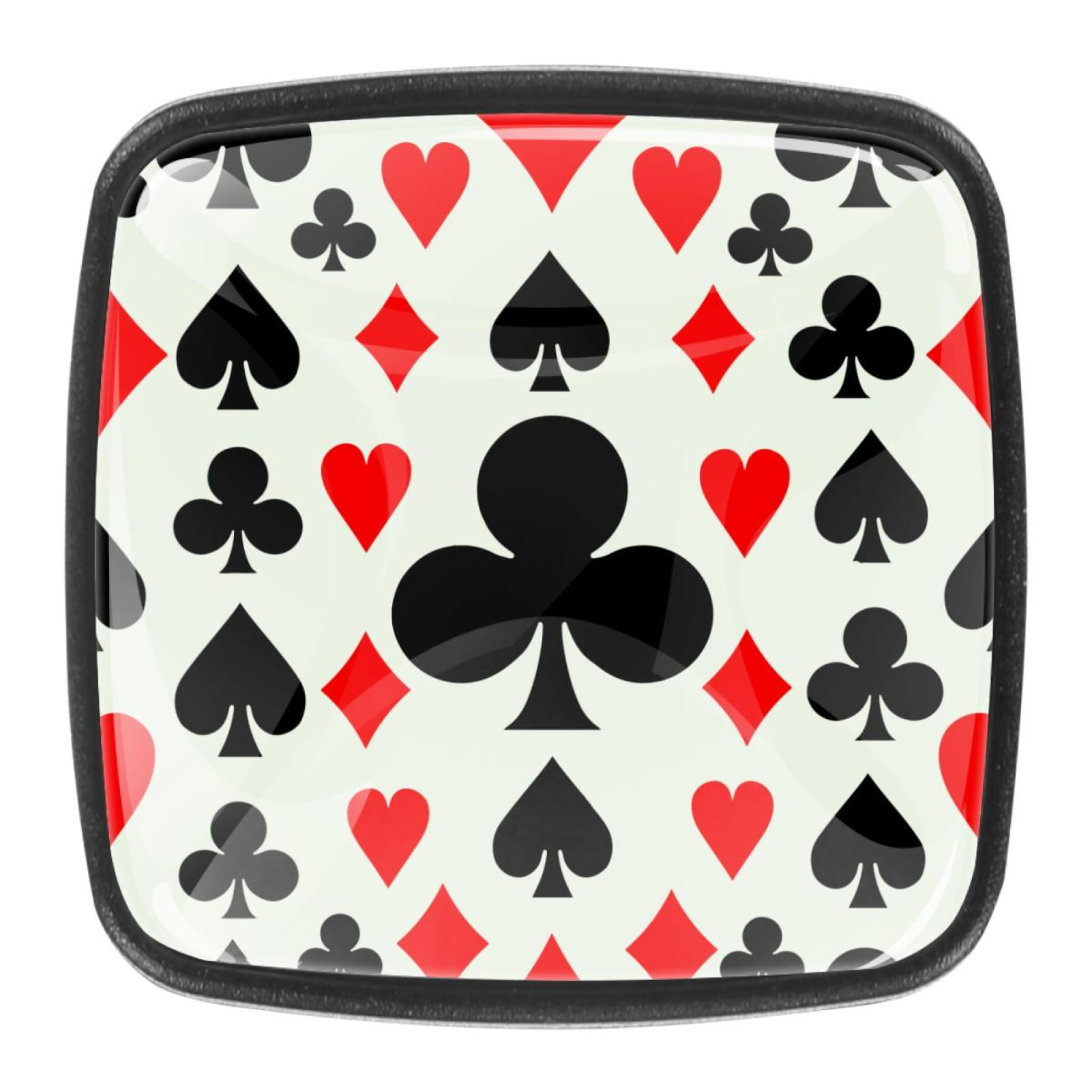 4 Pcs Square Handle Cupboard Knob Drawer Pulls Handle Poker