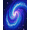 Blue, Pattern 3, variant on ODIKA 2x3 Machine Washable Non-Slip Area Rug, Celestial Galaxy Swirl Gradient High Traffic Rug, Blue, 471750