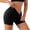 Black, variant on High Waist Yoga Shorts For Workout Running Athletic Training Breathable Flexible Gym With Pockets, L, Green