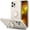 Antique White, variant on Case for iPhone 13 Pro Max Case with Ring Stand [360° Rotatable Ring Holder Magnetic Kickstand] [Support Car Mount] Transparent Hard PC Cover Shockproof Protective Phone Case, Clear