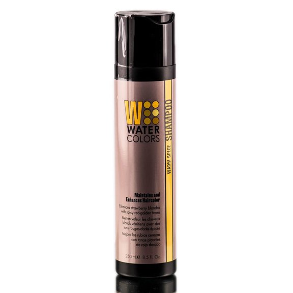 Option : Warm Spice / 8.5 oz , Tressa Watercolors Color Maintenance Shampoo , Hair Scalp - Pack of 1 w/ SLEEK Teasing Comb
