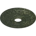thumbnail image 3 of Ekena Millwork 17 1/2"OD x 3 5/8"ID x 1"P Munich Ceiling Medallion (Fits Canopies up to 5 5/8"), Hand-Painted Painted Turtle Crackle, 3 of 6