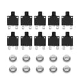 thumbnail image 3 of Circuit Component Reset Circuit Breaker Current Switch Breaker Circuit Breaker Protector 10 Pcs Current Overload Protector Circuit Breaker With Water Proof  125/250Vac 50Vdc3A, 3 of 8