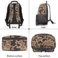 thumbnail image 4 of KEIAHUAN Brown Camo Duck School Backpack for Kids, Easy Clean Stain Resistant Fabric Daypack, Large Capacity 17 Inch Student Backpack Fits 14 Inch Laptop, for Boys Girls Outdoor Camping Trips, 4 of 5