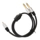 thumbnail image 1 of Cable De Sonido Jack De 3,5 Mm A 6,35 Mm, Macho A Macho Cable De Sonido Jack De 3,5 Mm A 6,35 Mm Conector Chapado En Oro Para Equipos De Teatro Para Altavoces, 1 of 7