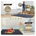 thumbnail image 5 of Pack - 1/2" Extra Thick Floor for Home Gym Floor Padding for Kids - High-Density Interlocking Foam Floor Tiles for Gym Equipment, Play Area, Yoga, Cardio, Weights, MMA, 5 of 7
