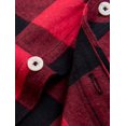 thumbnail image 4 of sogami Men's Sleeveless Flannel Plaid Shirts Button Down Shirts with Pockets, 4 of 6