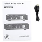 Mackie Onyx Producer 2.2 2x2 USB MIDI Recording Studio Interface and Headphones