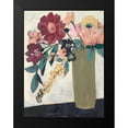 thumbnail image 2 of Goldberger, Jennifer 12x14 Black Modern Framed Museum Art Print Titled - Jeweled Arrangement I, 2 of 5