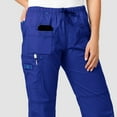 thumbnail image 4 of Wink WonderFLEX Women's Faith Multi-Pocket Cargo Scrub Pant, Galaxy Blue, 3X, 4 of 5