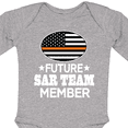 thumbnail image 4 of Inktastic Future Sar Team Search and Rescue Member Boys or Girls Long Sleeve Baby Bodysuit, 4 of 5