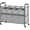 Grey, variant on 4 Bag Laundry Sorter Cart, 4 Section Laundry Hamper Sorter with Heavy Duty Lockable Rolling Wheels, Laundry Separator Hamper with Removable Bags for Dirty Clothes Storage, 4 Colors