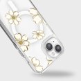 thumbnail image 5 of Caseco Mag-Safe Étui Transparente Motif Or pour iPhone 16, 5 of 5