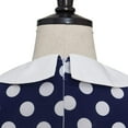 thumbnail image 5 of Women's Polka Dot Dress with Apron - Halloween & Stage Performance Dress, 5 of 7