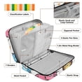 thumbnail image 4 of Haosy Accordion File Organizer Zipper Binder 500 Sheet 6-Tab Expanding File Folder Multi-Pocket 1.2 Inch 3 Ring Cartoon Cats with Hat, 4 of 7