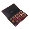 thumbnail image 3 of Paleta de sombras de ojos brillantes de 18 colores, maquillaje nacarado de larga duración, sombra de ojos en polvo, 3 of 8