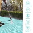thumbnail image 6 of SUNDEREY 4’X6’Outdoor Rug for Patio,Beach Mats Waterproof, Rainbow Plastic Straw Outdoor Rugs for RV Patio Deck Beach Porch Backyard,Blue, 6 of 7