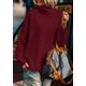 thumbnail image 5 of Suéter PRETTYGARDEN Otoño 2025 Cuello Tortuga Rojo Vino M, 5 of 7